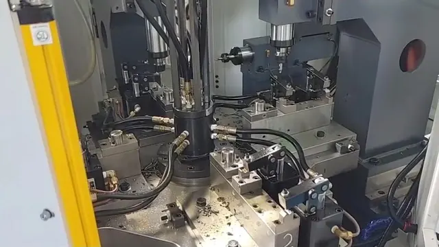 4 stations and 4 spindles CNC horizontal rotary transfer machine